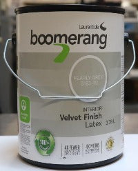 Boomerang Interior Paint, Velvet Finish (Colour: Pearly Grey)