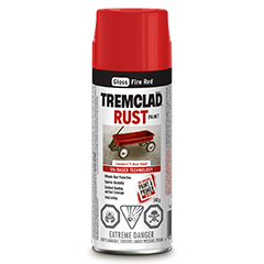 Gloss Fire Red Tremclad Rust Spray Paint