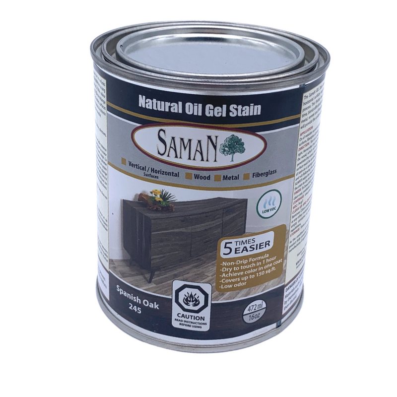 Saman Spanish Oak Gel Stain (472 mL)