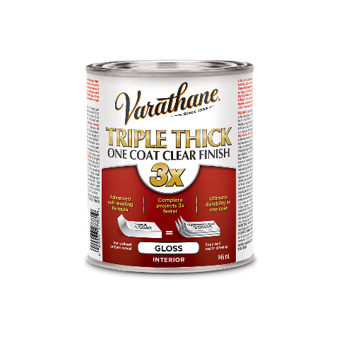 Varathane Triple Thick Clear Finish-Gloss (946 mL)