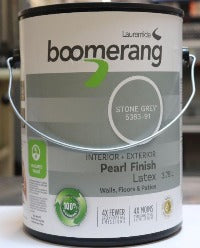 Boomerang Interior/Exterior Paint, Pearl Finish (Colour: Stone Grey)