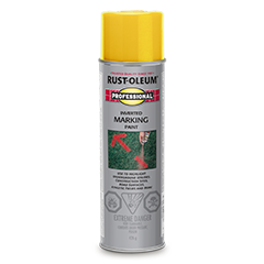 Rust-oleum Caution Yellow Inverted Marking Paint