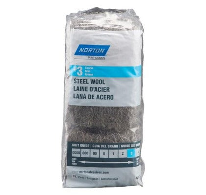 Coarse Steel Wool (12 pads)