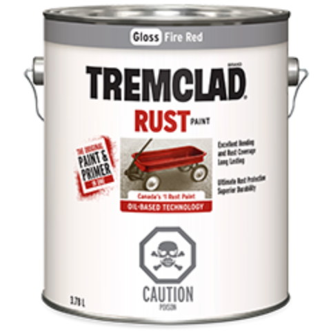 Fire Red Rust Paint