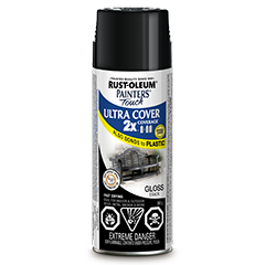 Gloss Black Painter's Touch 2X Spray Paint
