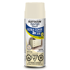 Satin Heirloom White Painter's Touch 2X Spray Paint