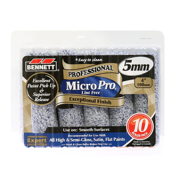 4" 5 mm Micro Pro Rollers (10 pack)