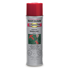 Rustoleum Safety Red Inverted Marking Paint