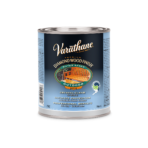 Varathane Exterior Diamond Clear Finish-Satin (946 mL)