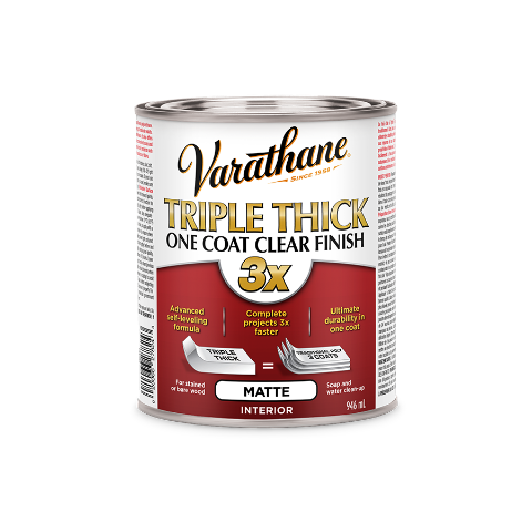 Varathane Triple Thick Clear Finish- Matte (946 mL)