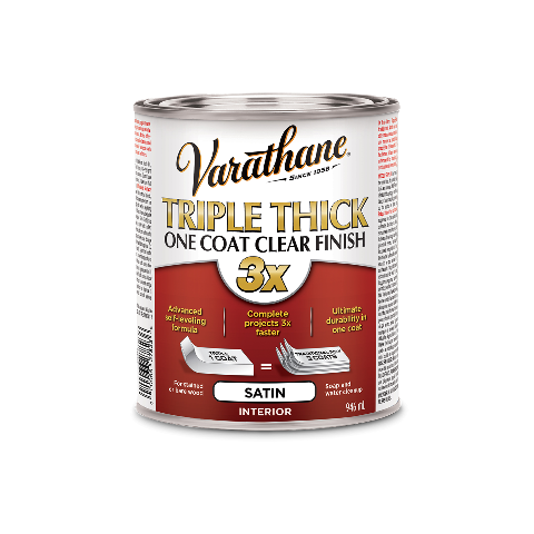 Varathane Triple Thick Clear Finish- Satin (946 mL)