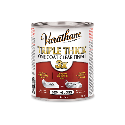 Varathane Triple Thick Clear Finish-Semi-gloss (946 mL)
